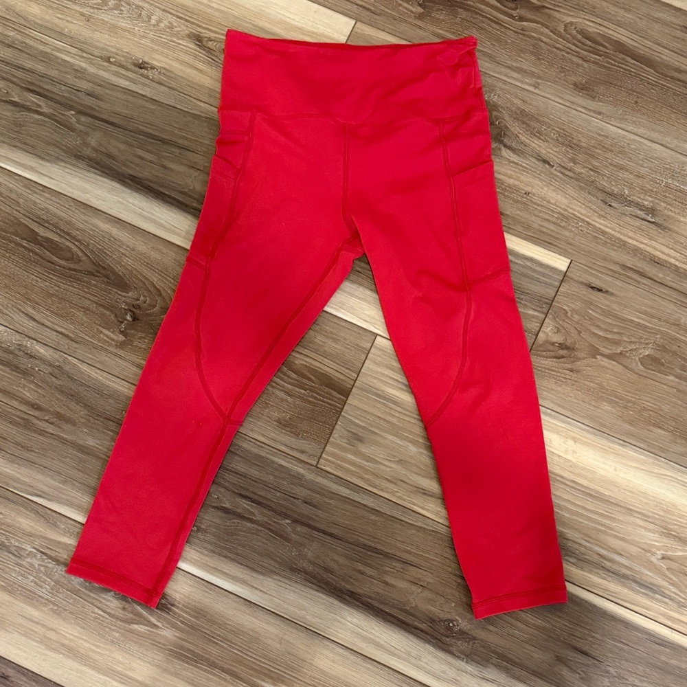 ZYIA Bright Red Women's Leggings